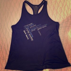 Pure barre black tank